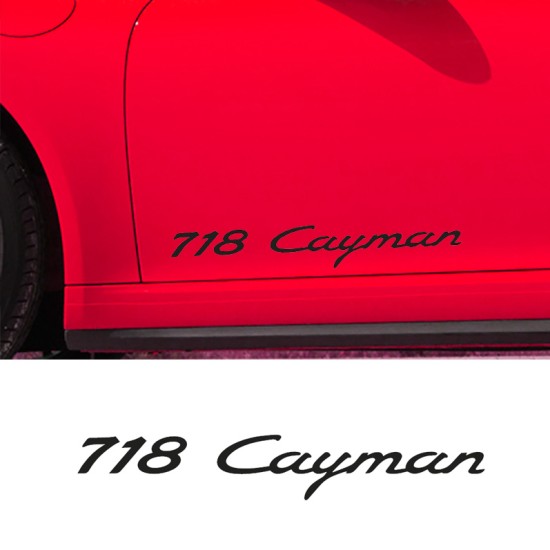 718 Cayman Decal