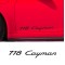 718 Cayman Decal
