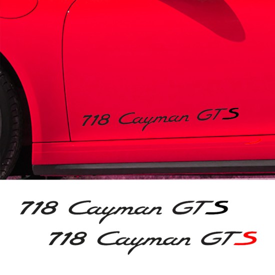718 Cayman GTS Decal