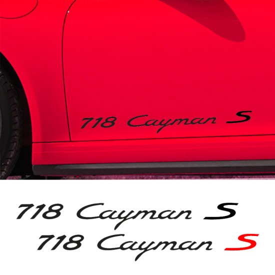 718 Cayman S Decal