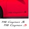 718 Cayman S Decal