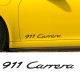 911 Carrera Decal