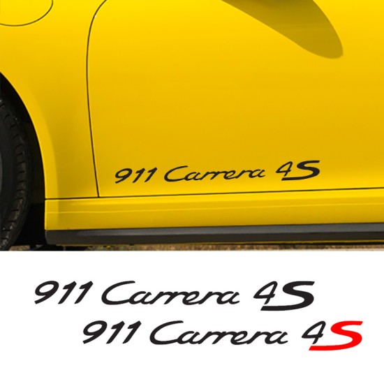 911 Carrera 4S Decal