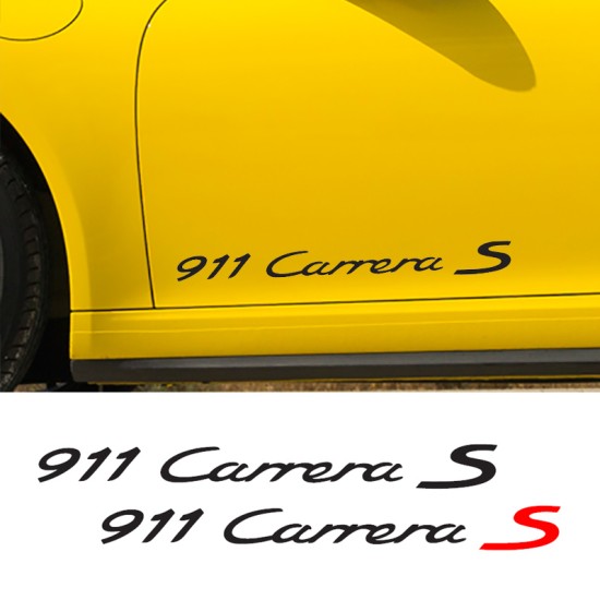 911 Carrera S Decal