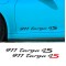 911 Targa 4S Decal