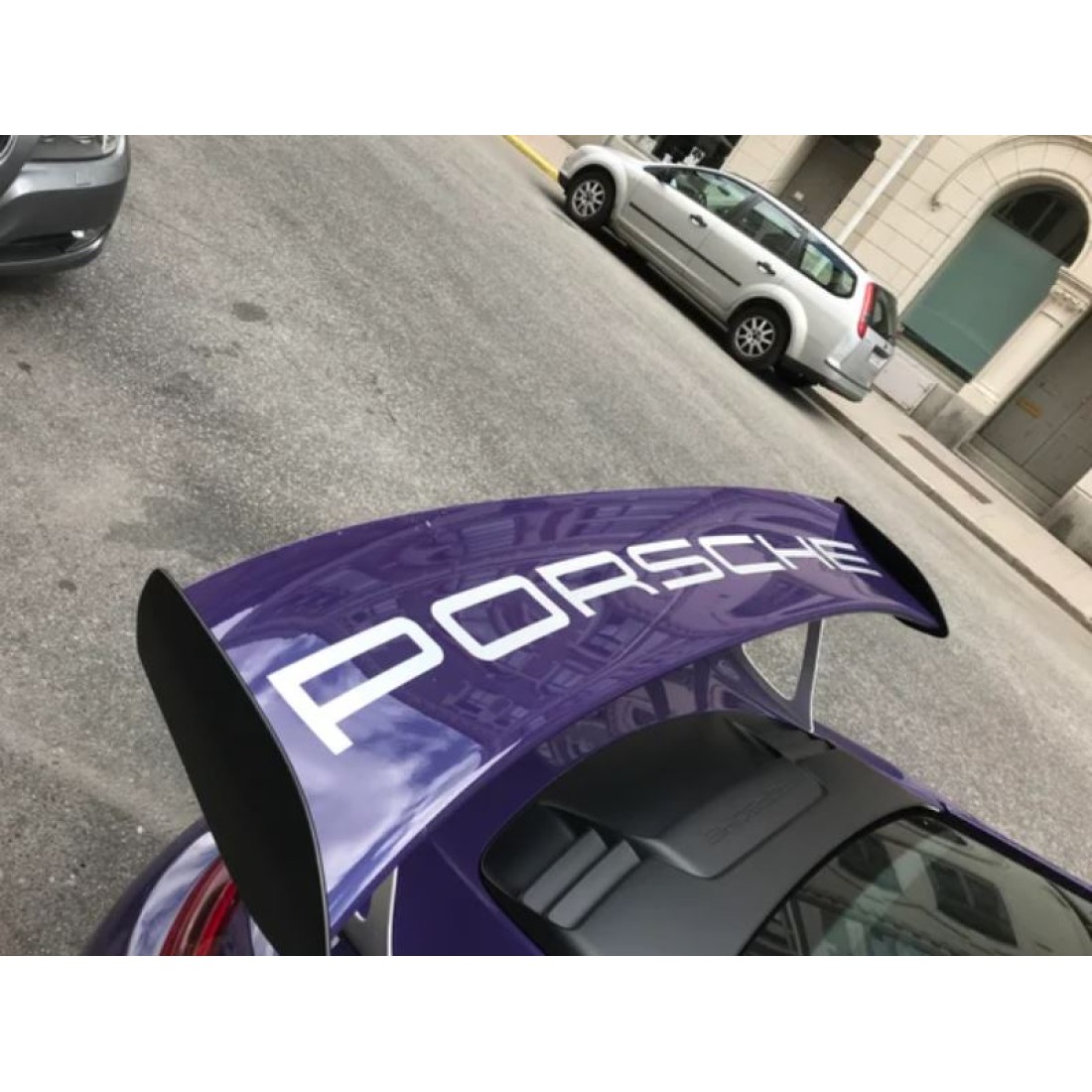Porsche 911 Carrera GT3 RS spoiler letters