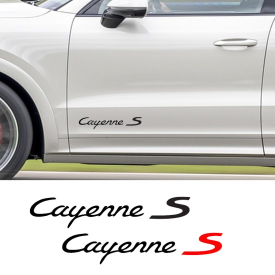 Cayenne S Decals