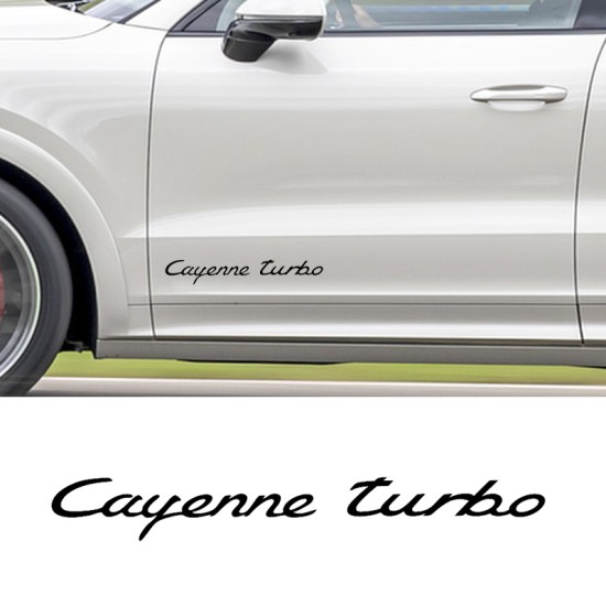 Cayenne Turbo S Decal