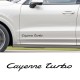 Cayenne Turbo Decal