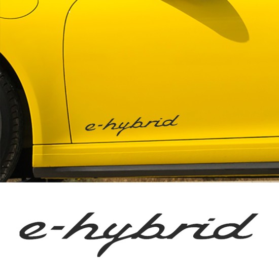 e-hybrid door Decal