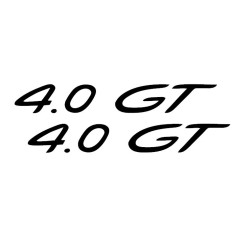 4.0 GT Door decal sticker (PORSCHE)
