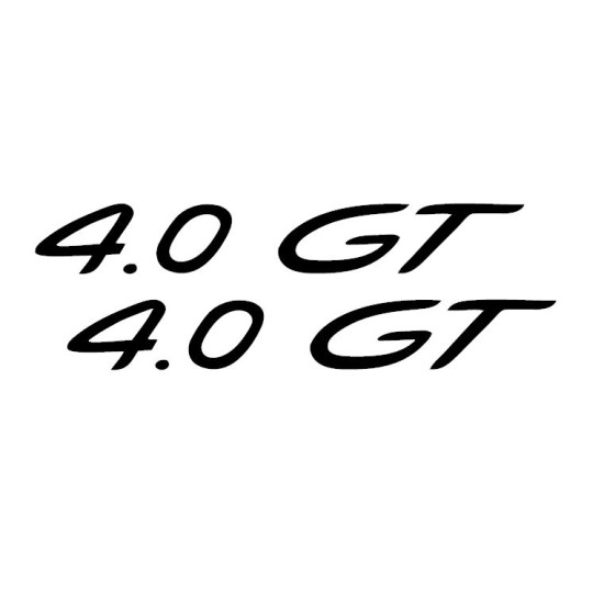 4.0 GT Door decal sticker (PORSCHE)