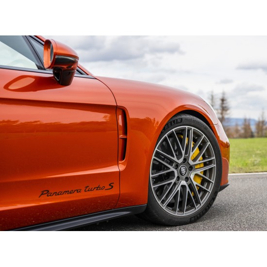 thumbnail image 2 of Customizable Vinyl Door Decal Set For 2018-2024 Porsche Panamera / 4 / 4S – Pair 2 of 4