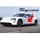 12" Porsche Taycan Door Decal