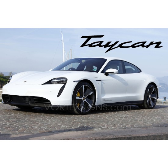 12" Porsche Taycan Door Decal