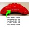 Brake calipers Vinyl PORSCHE letter decals