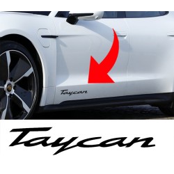 12" Porsche Taycan Door Decal