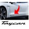 12" Porsche Taycan Door Decal