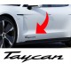 12" Porsche Taycan Door Decal