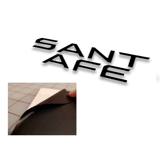 2024 - up Santa Fe Vinyl letter Overlays 