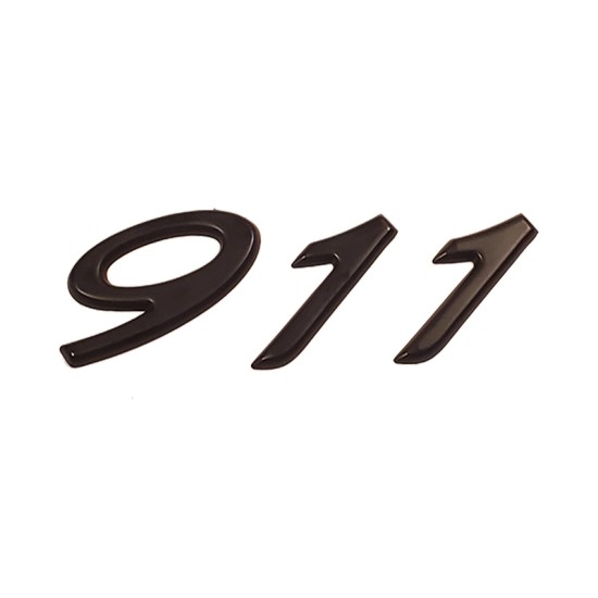 Black 911 Emblem