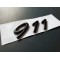 Black 911 Emblem (Porsche)