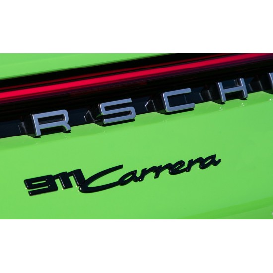 Black 911 Carrera, S, 4S, turbo Emblem (2020 - up) 992