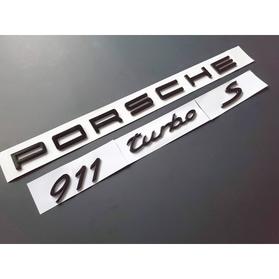 PORSCHE 911 turbo S Emblem