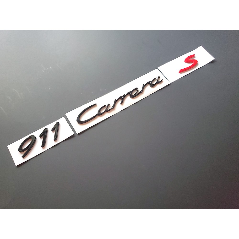 SALE! Black Porsche 911 Carrera Emblem - factory original