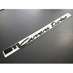 Black 911 Carrera turbo Emblem (2020 - up) 992