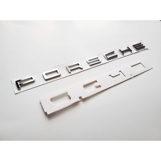 Chrome PORSCHE Letters