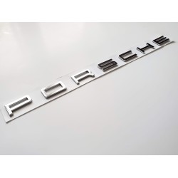 Chrome PORSCHE Letters