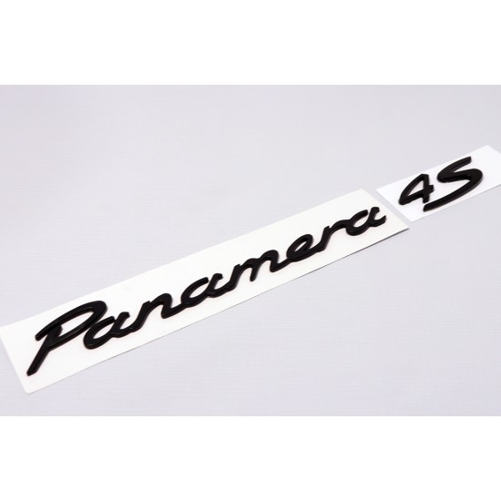 RED emblem badge for Porsche Panamera 4S BLACK 