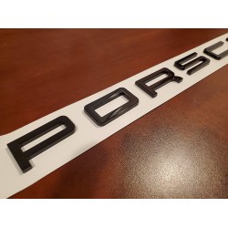 Gloss Black PORSCHE letters (2018-up)