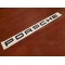 Black PORSCHE letters emblem