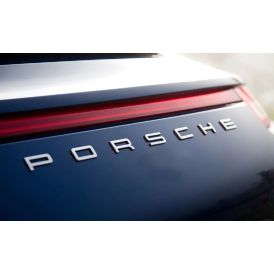 Chrome PORSCHE Letters