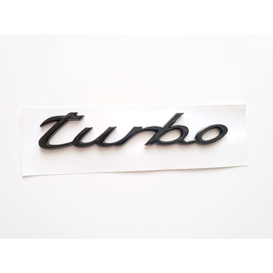 Black turbo Emblem