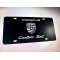Porsche License Plate with Custom Text