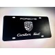 Porsche License Plate with Custom Text