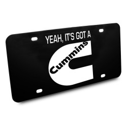 Yeah, Its got a Cummins Vanity Plate