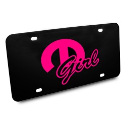 Mopar Girl Vanity Plate 1