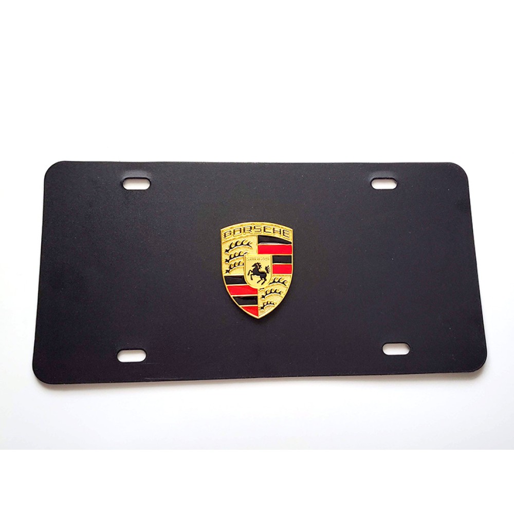 SALE! Buy Porsche Crest Logo Vanity Plate online Cheap