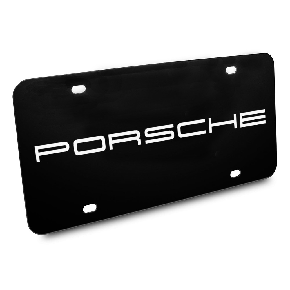 SALE! Porsche emblem front vanity plate