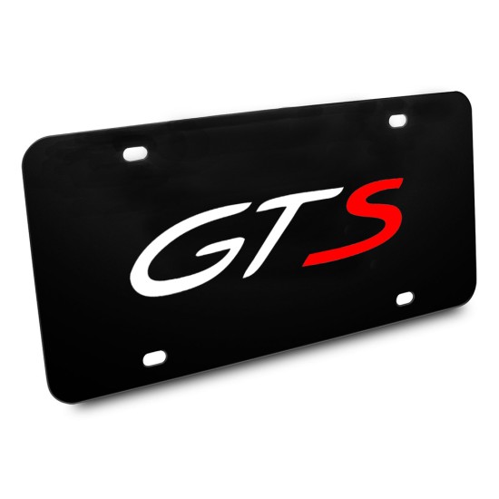 GTS Porsche Vanity Plate