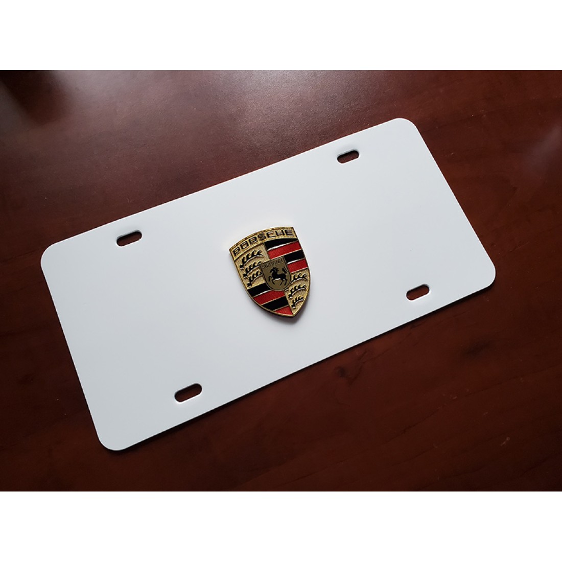 SALE! Buy Porsche Crest Logo Vanity Plate online Cheap