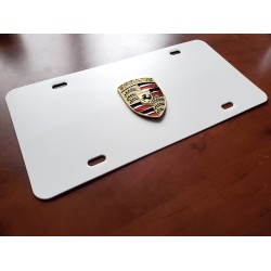 SALE! Buy Porsche Crest Logo Vanity Plate online Cheap