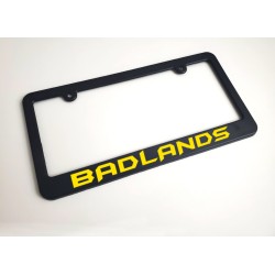 Custom license plate frame for Ford Bronco 