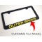 Custom license plate frame for Ford Bronco 