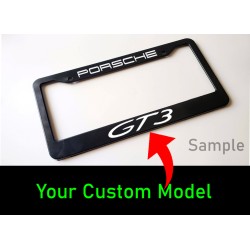 Custom GT3 License plate frame