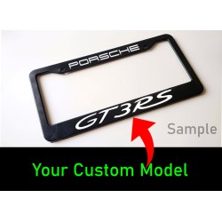 Custom GT3RS License plate frame